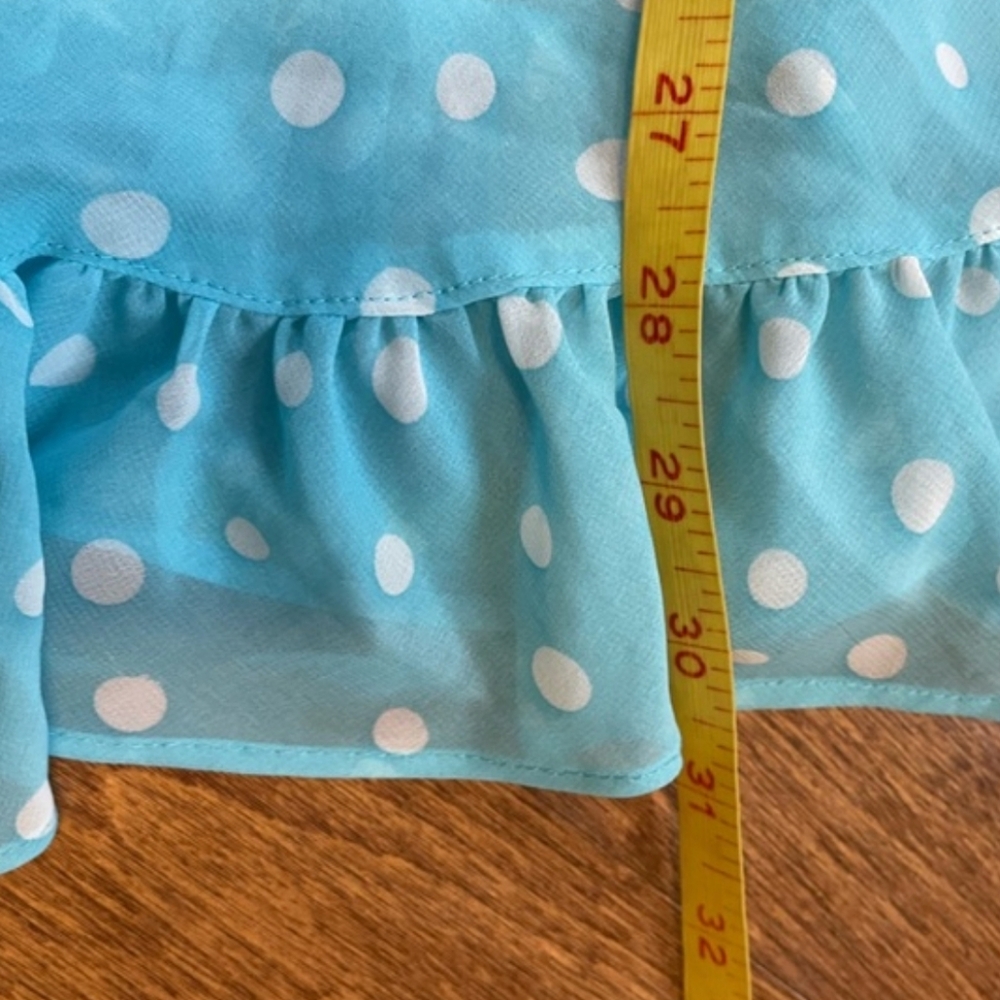 Blue Polka Dot Nightgown With Robe - Picture 4 of 5